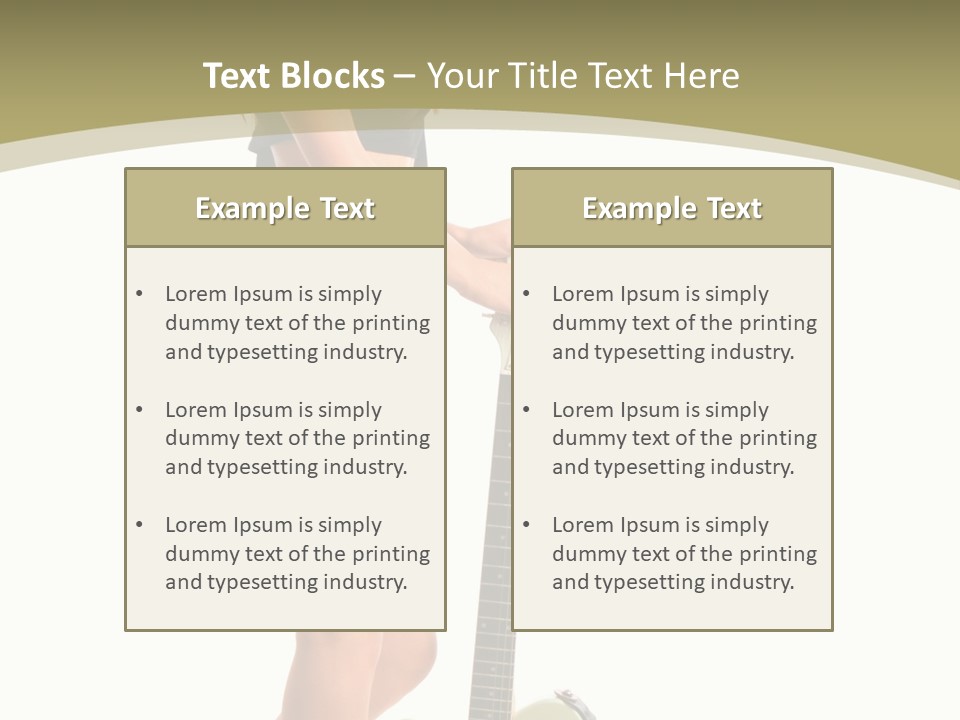 Isolated Make Up Skin PowerPoint Template