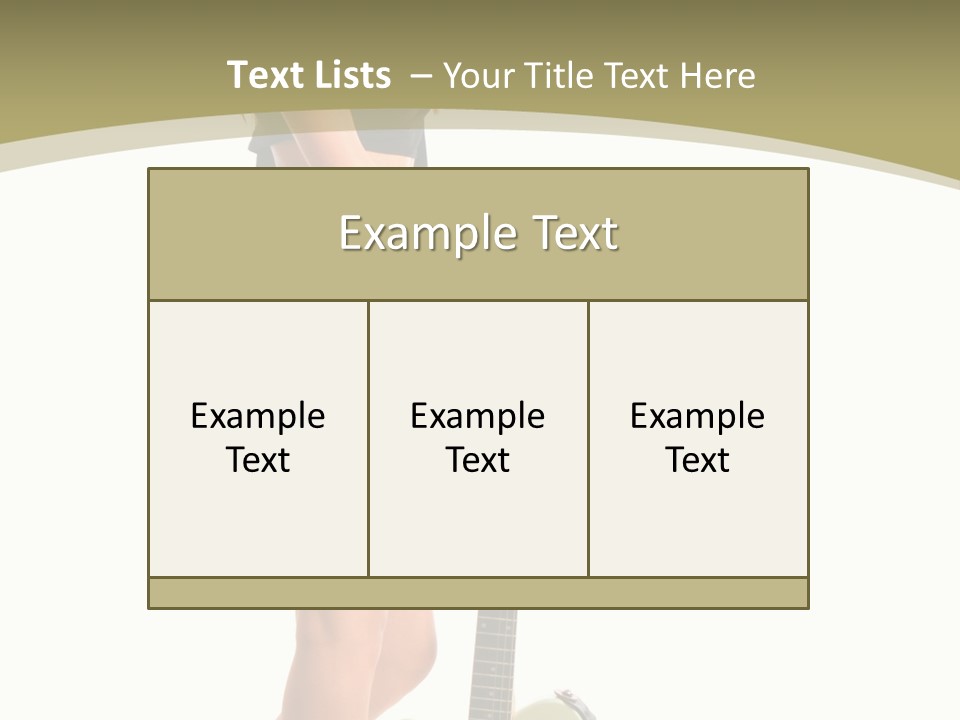 Isolated Make Up Skin PowerPoint Template