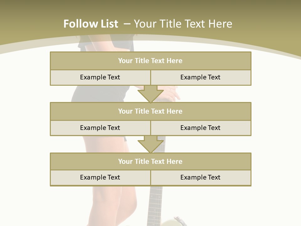Isolated Make Up Skin PowerPoint Template