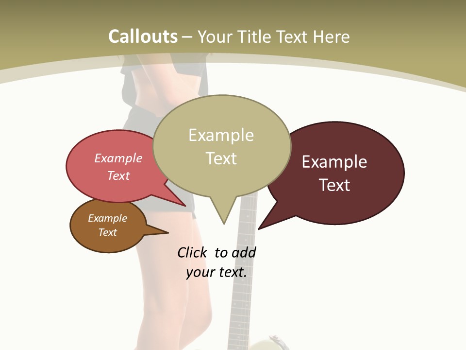 Isolated Make Up Skin PowerPoint Template