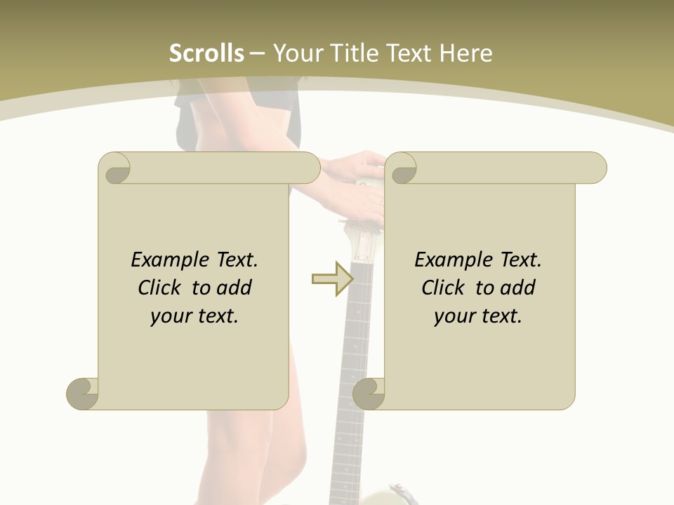 Isolated Make Up Skin PowerPoint Template