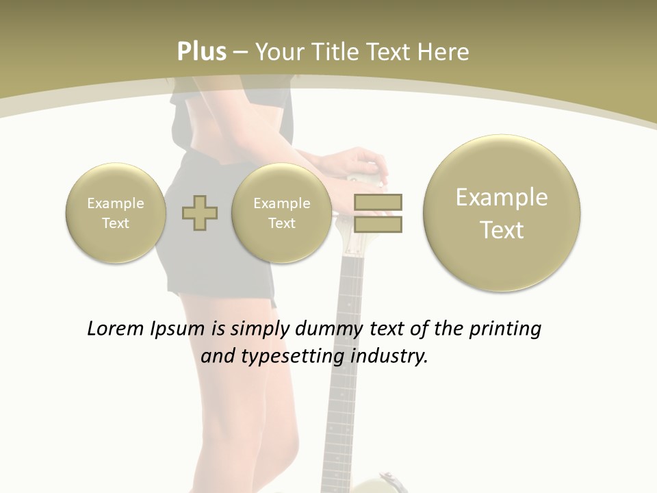 Isolated Make Up Skin PowerPoint Template