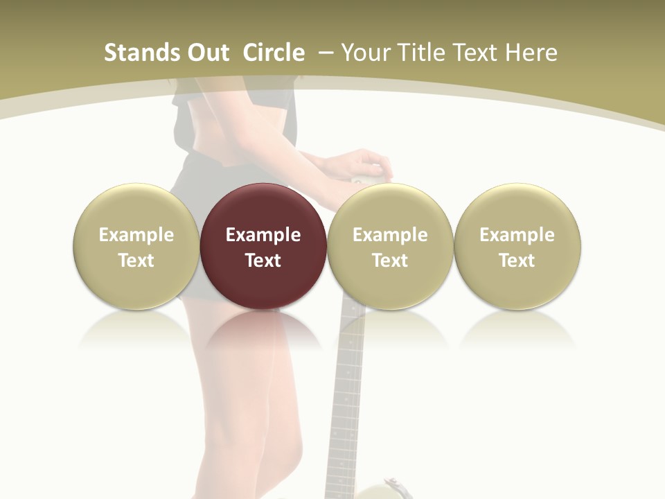 Isolated Make Up Skin PowerPoint Template