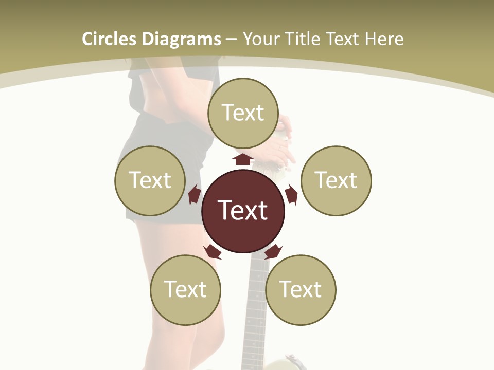 Isolated Make Up Skin PowerPoint Template