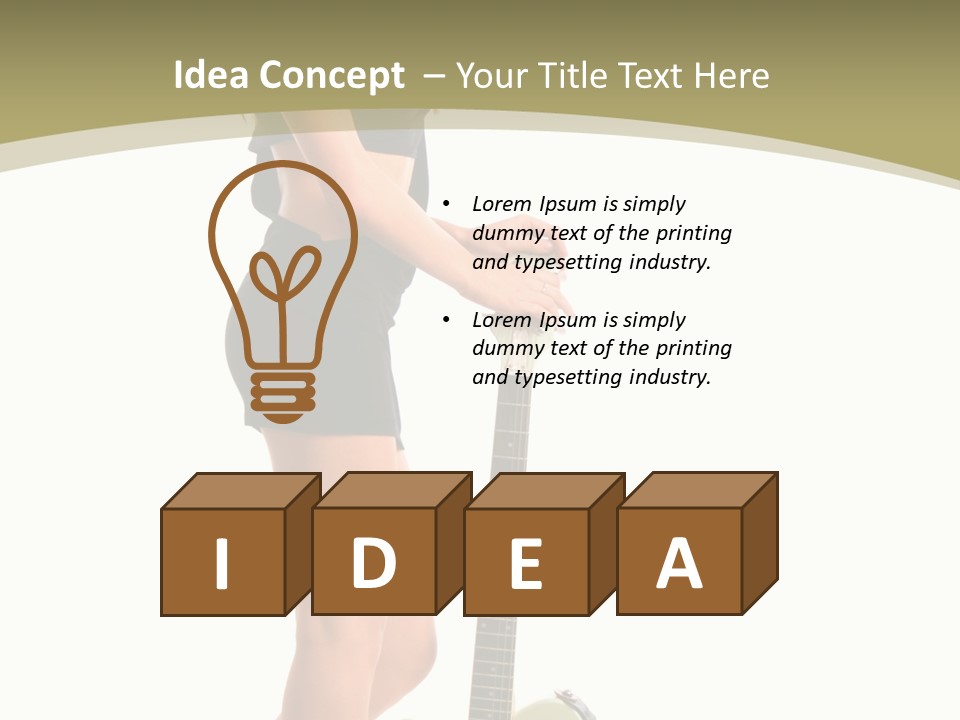 Isolated Make Up Skin PowerPoint Template