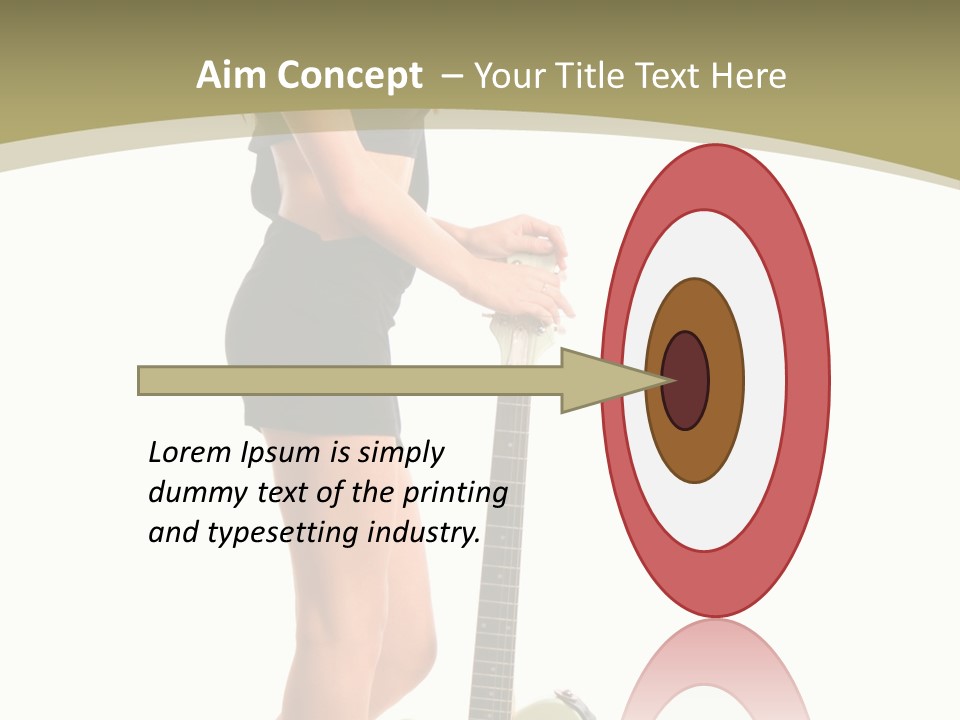 Isolated Make Up Skin PowerPoint Template