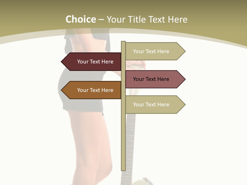 Isolated Make Up Skin PowerPoint Template