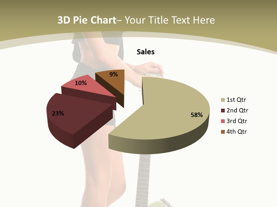 Isolated Make Up Skin PowerPoint Template