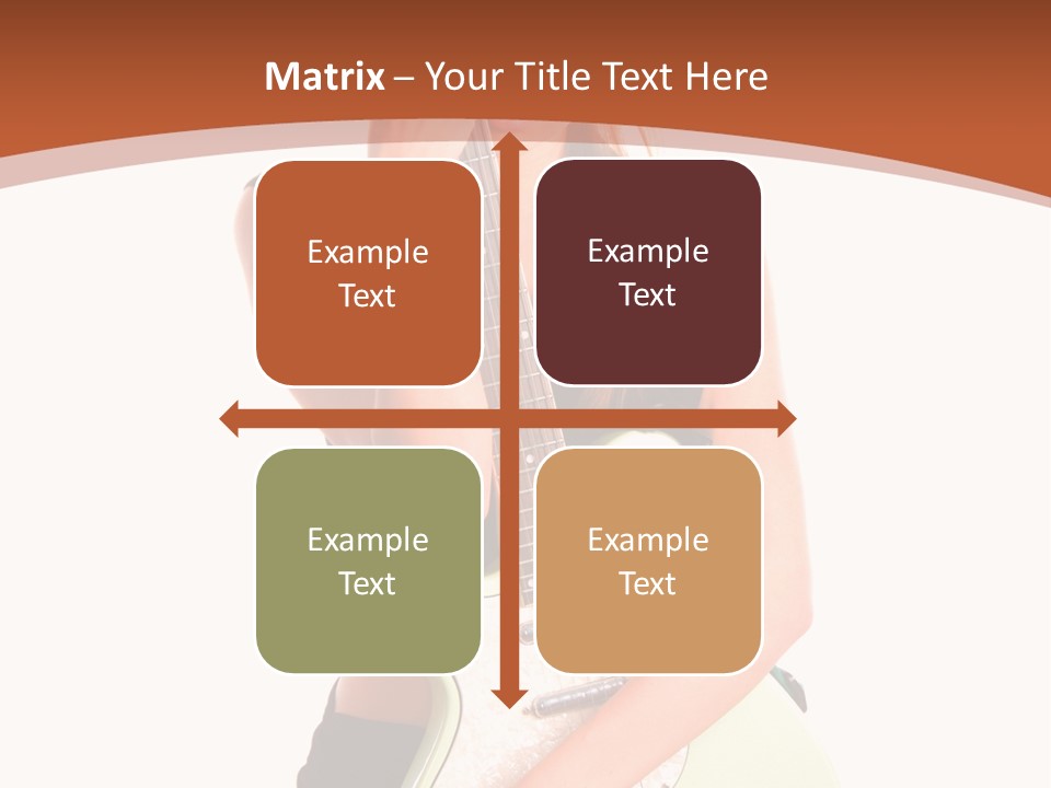 Instrument Isolated Make Up PowerPoint Template
