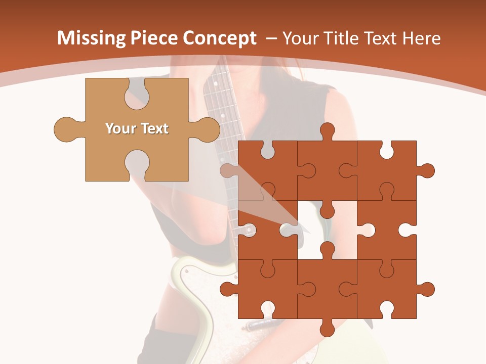 Instrument Isolated Make Up PowerPoint Template