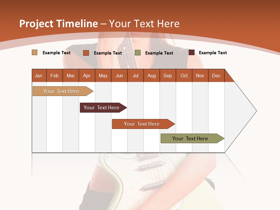 Instrument Isolated Make Up PowerPoint Template