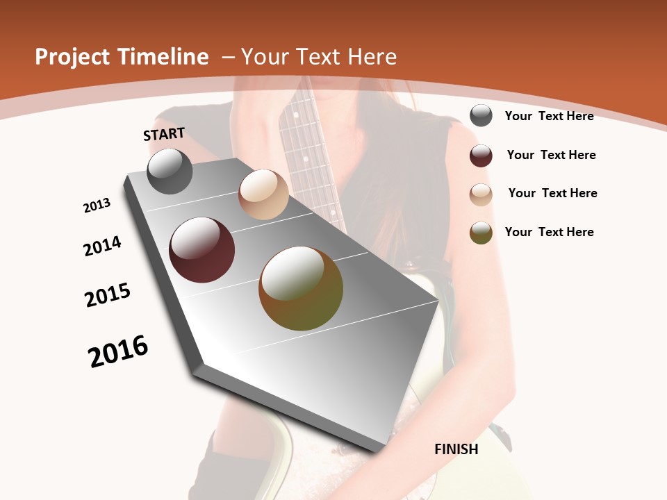 Instrument Isolated Make Up PowerPoint Template