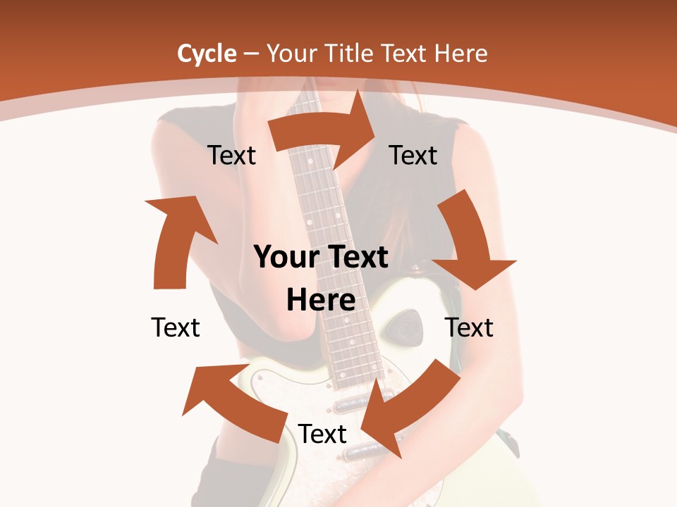 Instrument Isolated Make Up PowerPoint Template