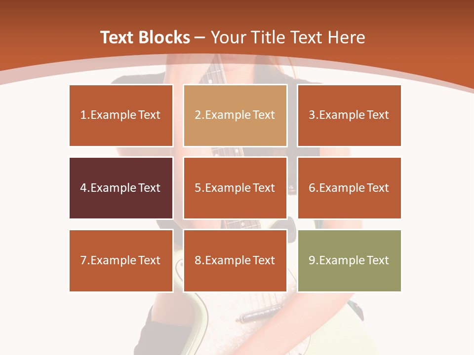 Instrument Isolated Make Up PowerPoint Template