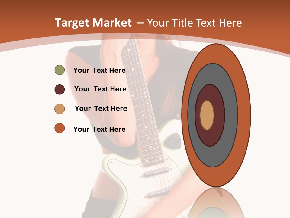Instrument Isolated Make Up PowerPoint Template