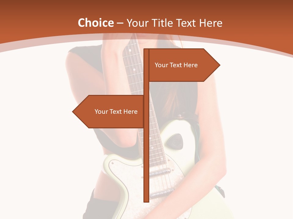 Instrument Isolated Make Up PowerPoint Template