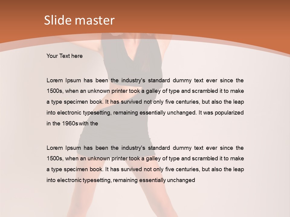 Rock Face Guitar PowerPoint Template