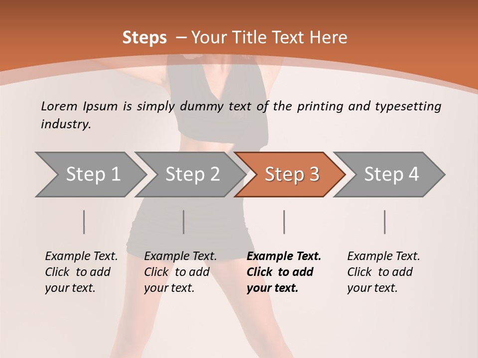 Rock Face Guitar PowerPoint Template