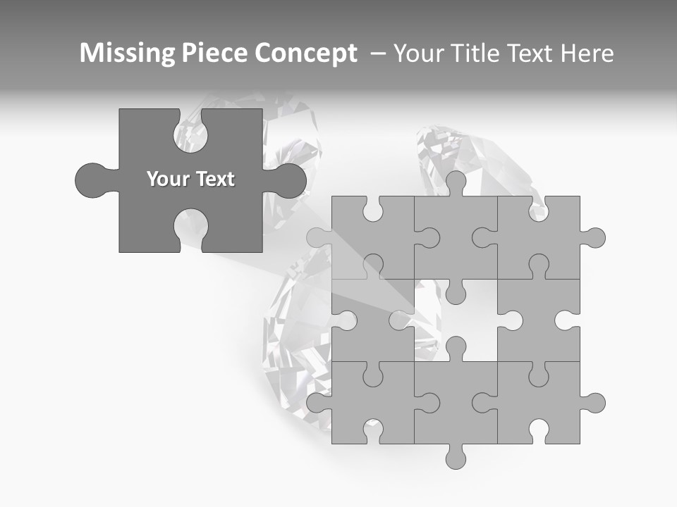 Clear Luxury Rock PowerPoint Template