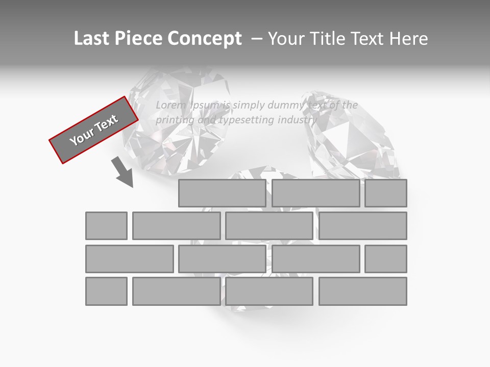 Clear Luxury Rock PowerPoint Template