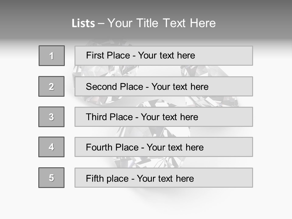 Clear Luxury Rock PowerPoint Template