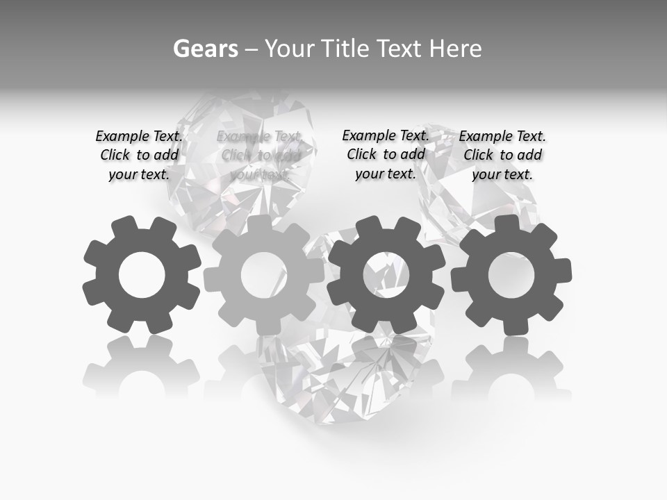 Clear Luxury Rock PowerPoint Template