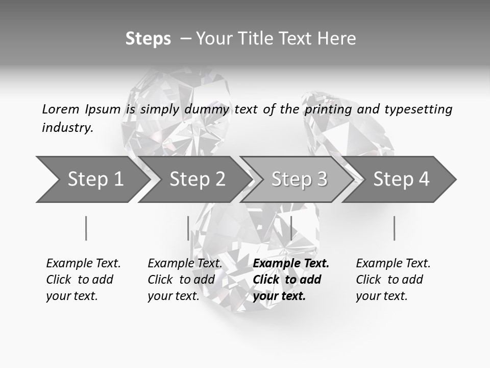 Clear Luxury Rock PowerPoint Template