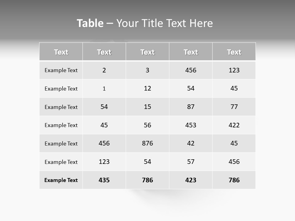 Clear Luxury Rock PowerPoint Template