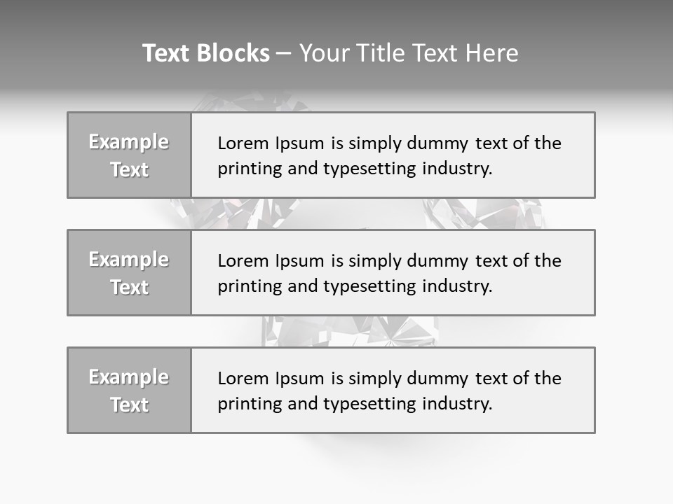 Clear Luxury Rock PowerPoint Template