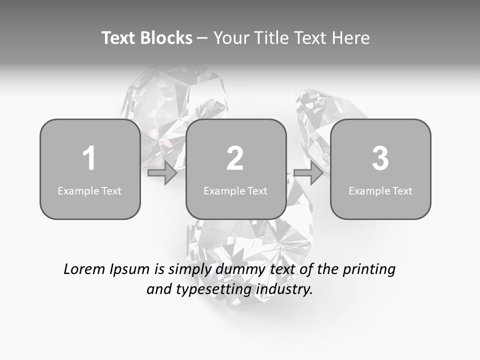 Clear Luxury Rock PowerPoint Template