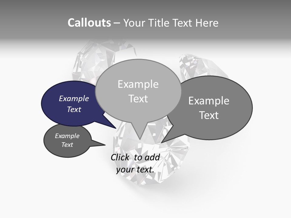 Clear Luxury Rock PowerPoint Template