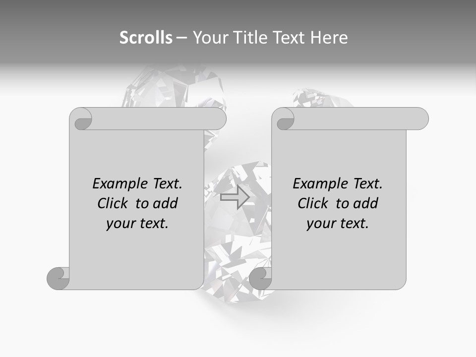 Clear Luxury Rock PowerPoint Template