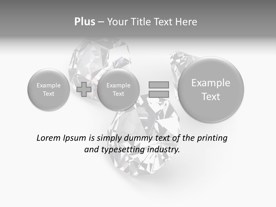 Clear Luxury Rock PowerPoint Template