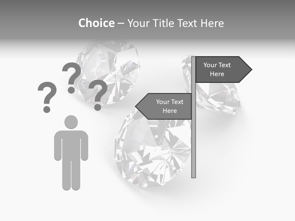Clear Luxury Rock PowerPoint Template