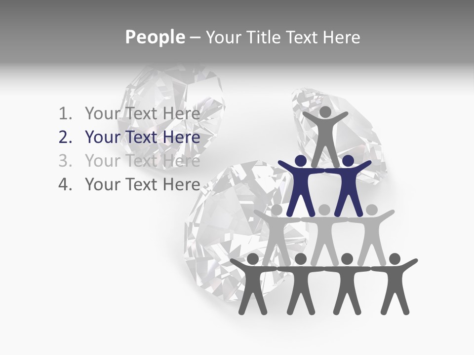 Clear Luxury Rock PowerPoint Template