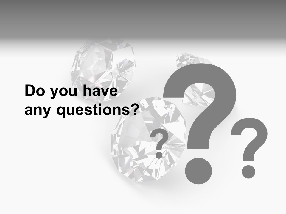 Clear Luxury Rock PowerPoint Template