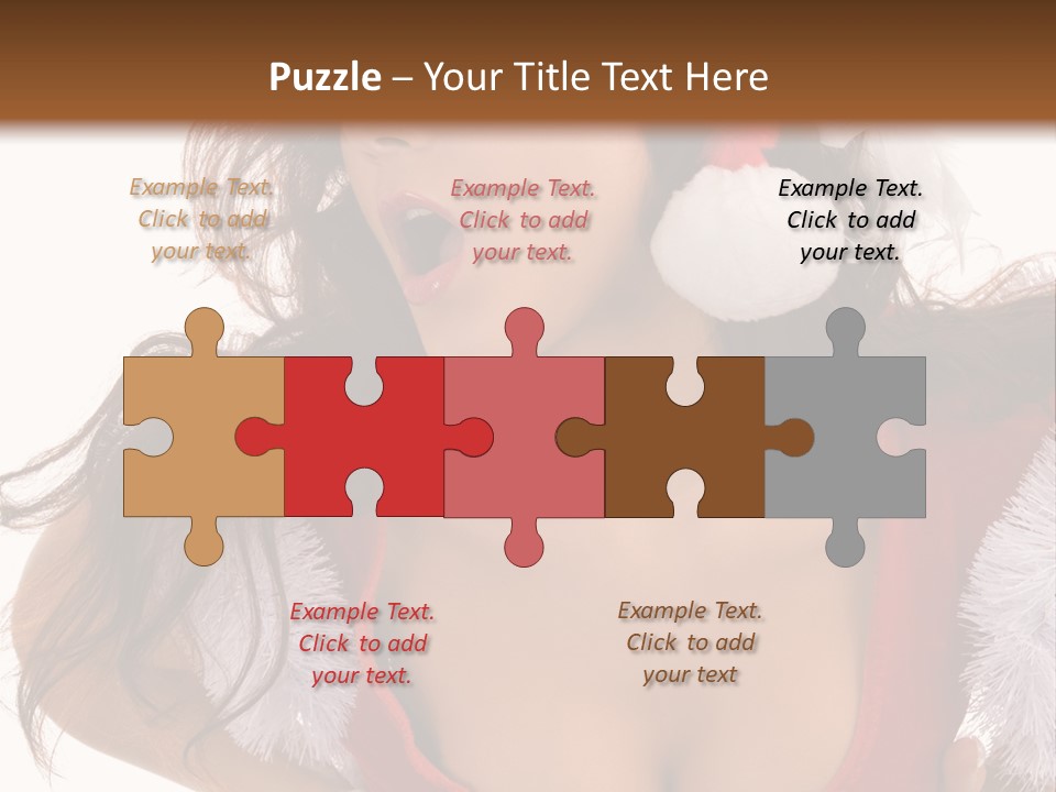 Christmas Baby Enjoyment PowerPoint Template