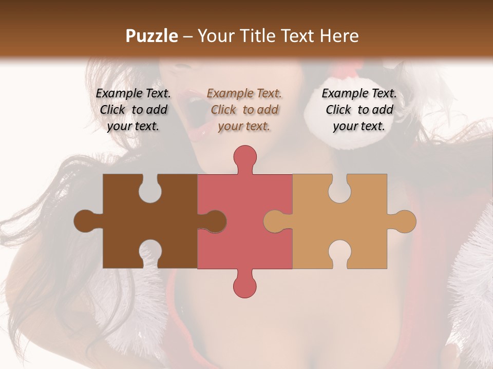 Christmas Baby Enjoyment PowerPoint Template