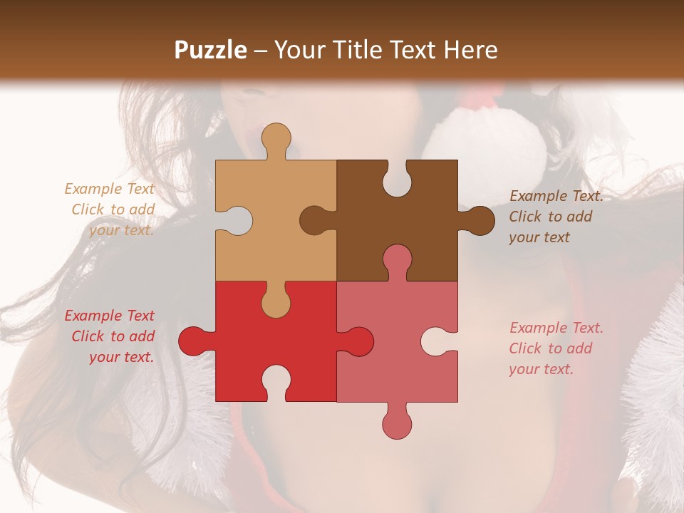 Christmas Baby Enjoyment PowerPoint Template