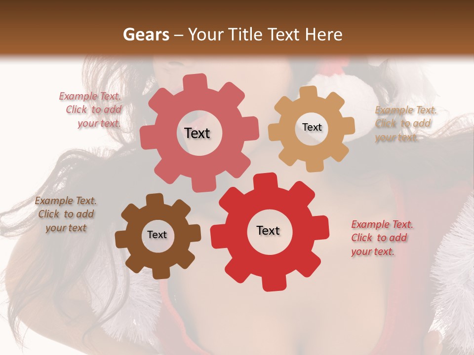 Christmas Baby Enjoyment PowerPoint Template