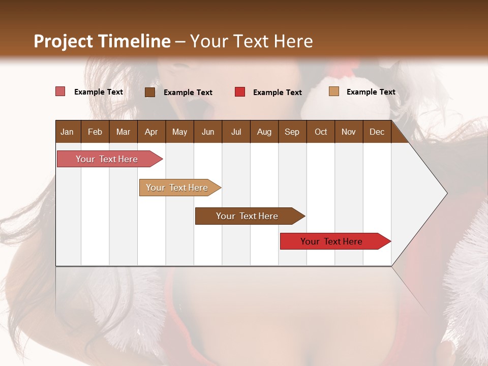 Christmas Baby Enjoyment PowerPoint Template