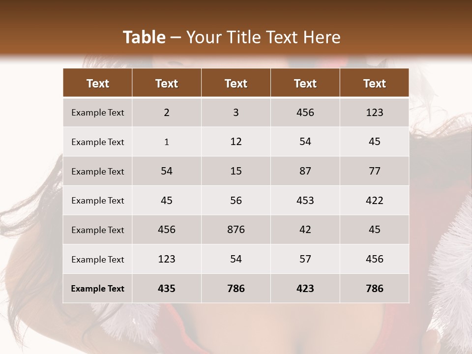 Christmas Baby Enjoyment PowerPoint Template