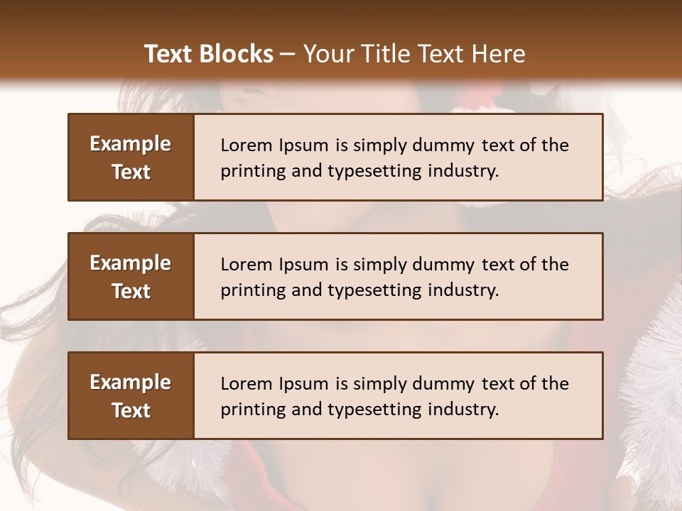 Christmas Baby Enjoyment PowerPoint Template