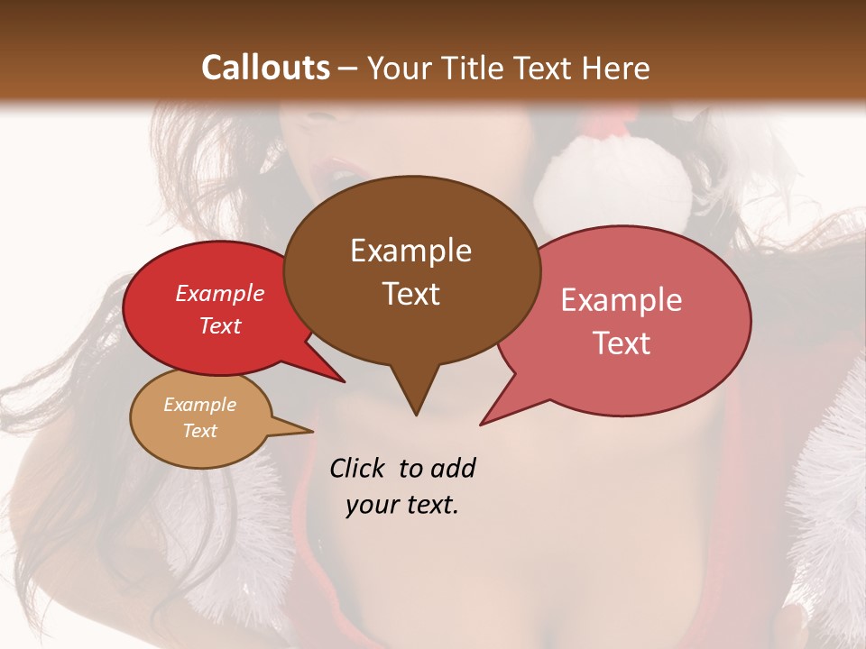 Christmas Baby Enjoyment PowerPoint Template