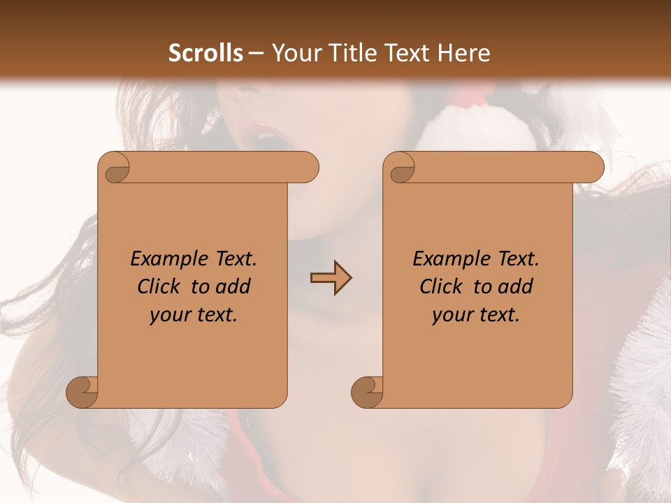Christmas Baby Enjoyment PowerPoint Template