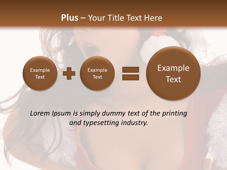 Christmas Baby Enjoyment PowerPoint Template