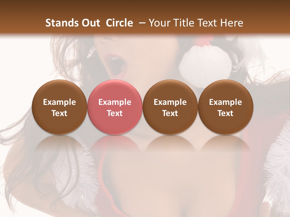 Christmas Baby Enjoyment PowerPoint Template