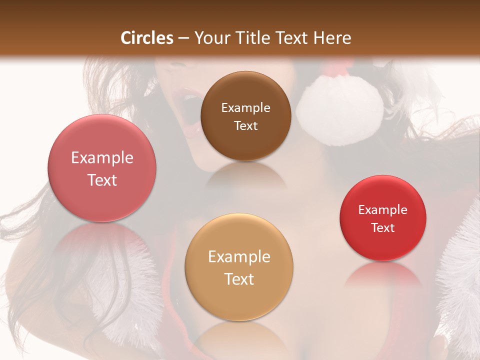 Christmas Baby Enjoyment PowerPoint Template