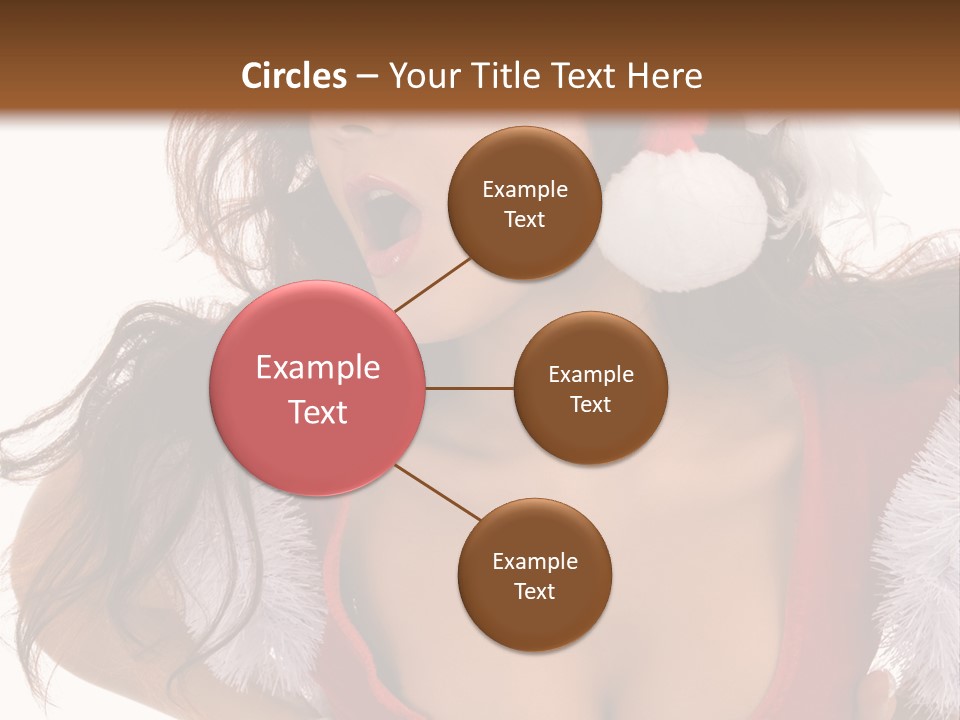 Christmas Baby Enjoyment PowerPoint Template