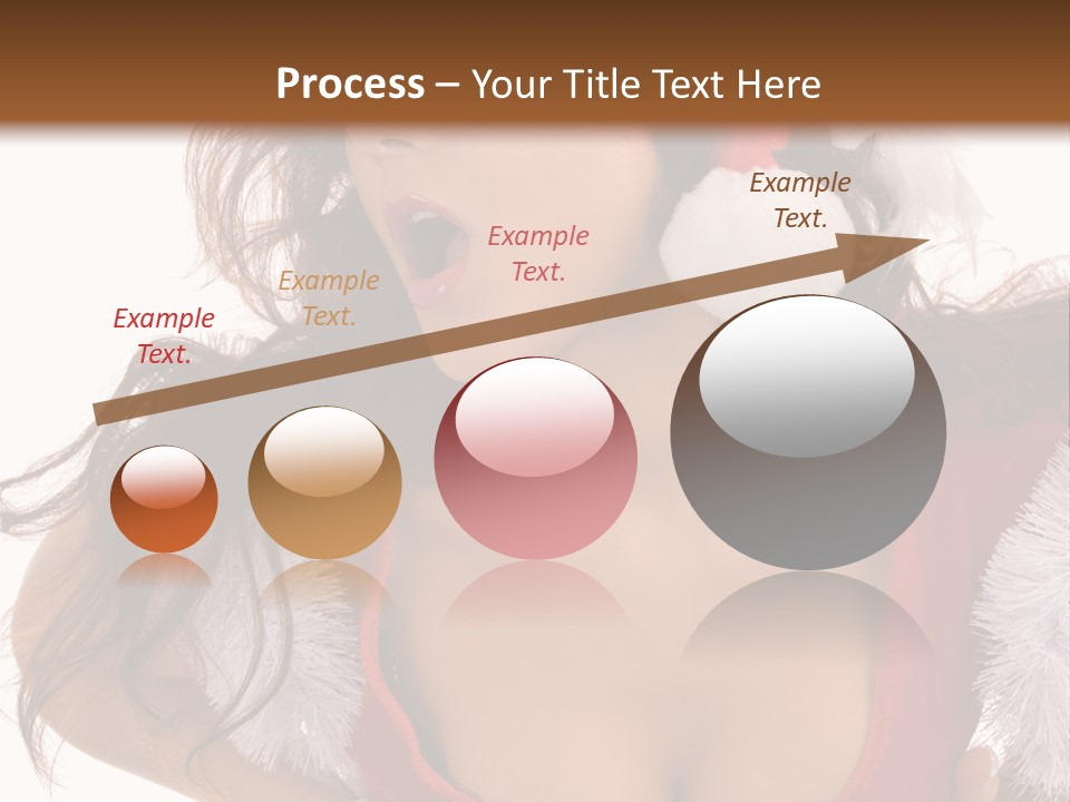 Christmas Baby Enjoyment PowerPoint Template